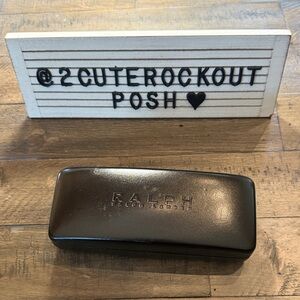 Ralph Lauren Dark Black Eyeglass Case